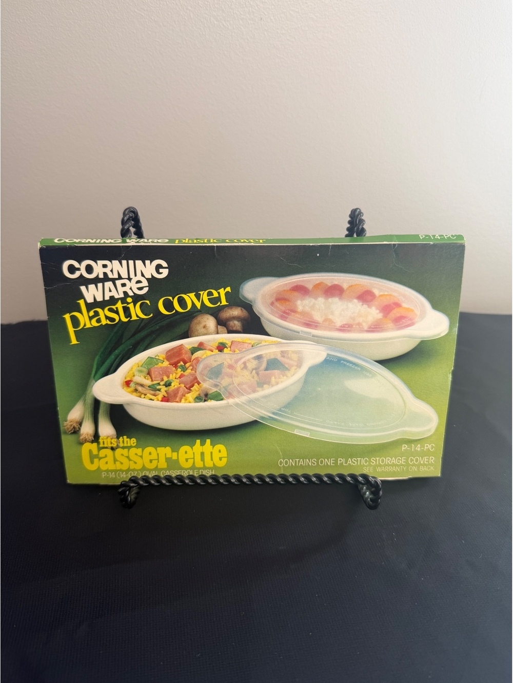 Corning Ware Plastic Cover for the Casser-ette P-14-PC with original box